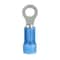 Panduit Ring Terminal, #8 Stud Size, 14 AWG, 600 V, Vinyl Insulated, Blue, 1000 PK PV14-8RX-M - alternate 3